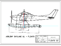 AirLony Skylane on 1200lbs straight floats